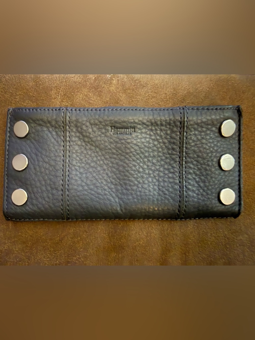 Hammitt 110 North Wallet – Dark Gray Leather | Very Good Condition - Picture 4 of 8